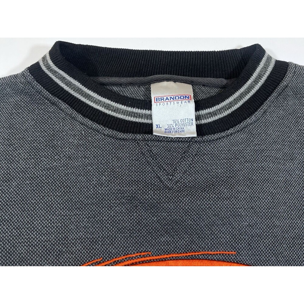 Vintage Brandon Sportswear Philadelphia Flyers Crewneck Sweater NHL Men's XL - Picture 7 of 11